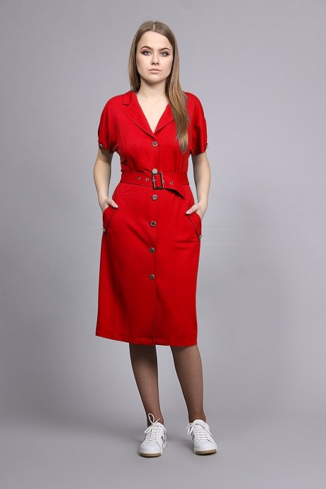 Платье Fantazia Mod 3180 красный размер 50-56 #1