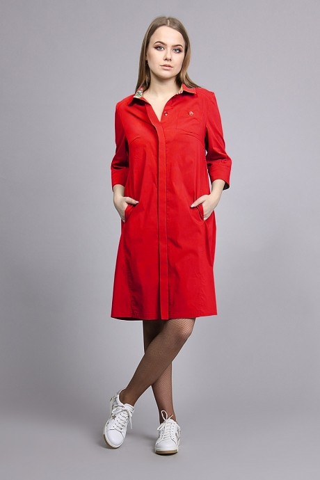 Платье Fantazia Mod 3172 красный размер 42-48 #1