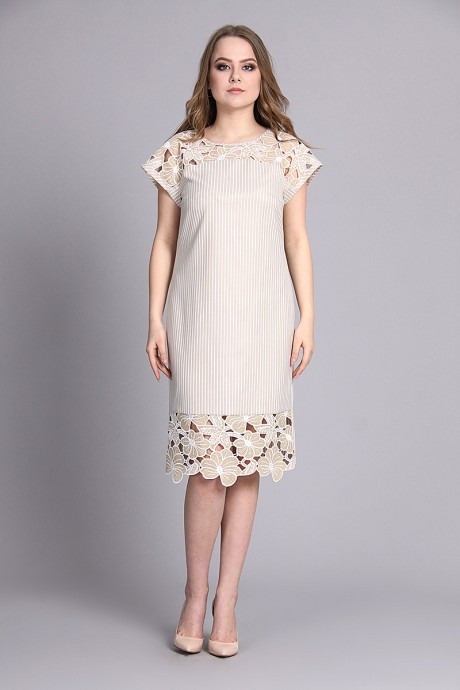 Платье Fantazia Mod 3031 бежевый размер 48-54 #1