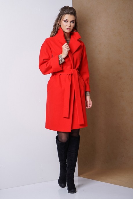 Пальто Fantazia Mod 3131 красный размер 44-54 #1