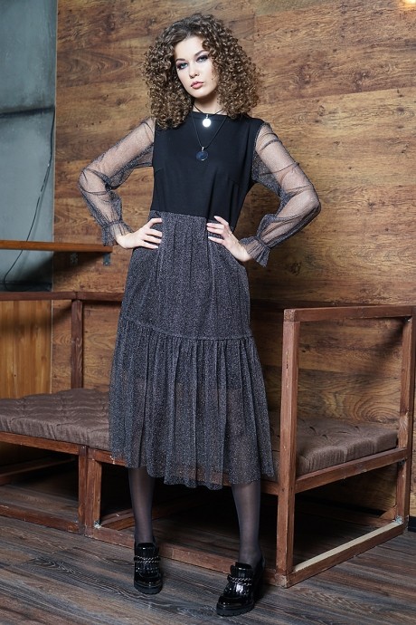 Вечернее платье Fantazia Mod 3330 чёрный размер 42-48 #3
