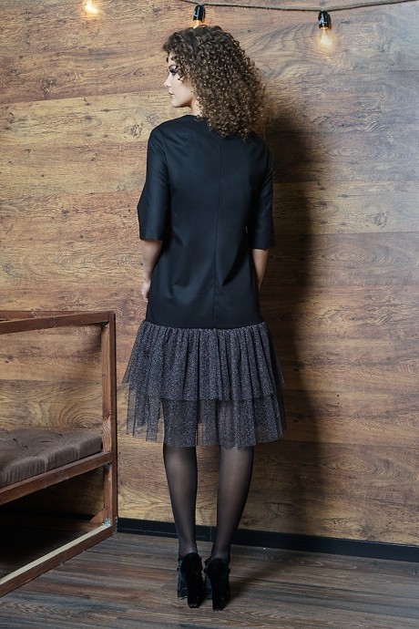 Вечернее платье Fantazia Mod 3350 чёрный размер 42-48 #5