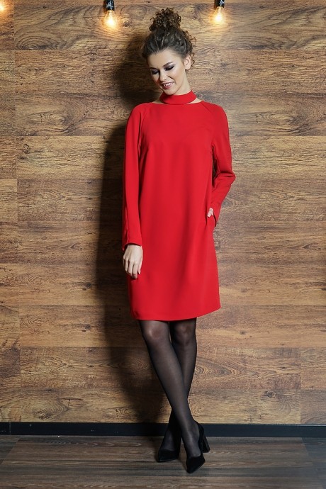 Платье Fantazia Mod 3319 красный размер 44-50 #3