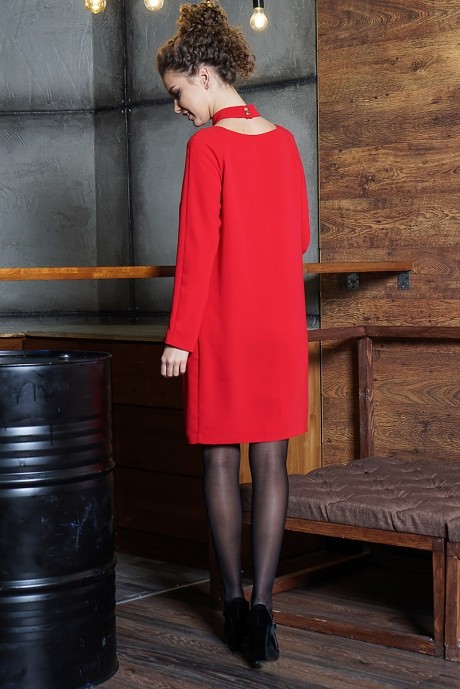 Платье Fantazia Mod 3319 красный размер 44-50 #4