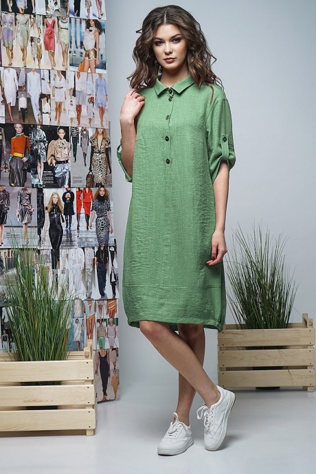 Платье Fantazia Mod 3422 светло-зелёный размер 44-50 #1