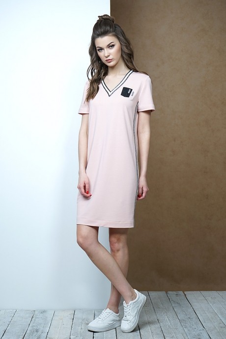 Платье Fantazia Mod 3424 розовый размер 42-48 #1