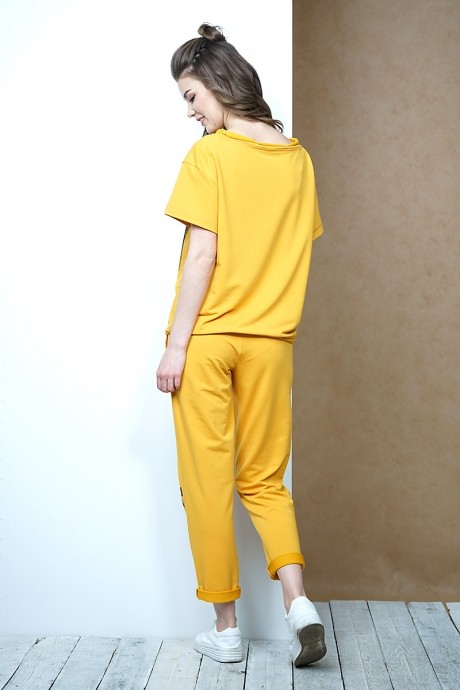 Спортивный костюм Fantazia Mod 3450 жёлтый размер 42-52 #4
