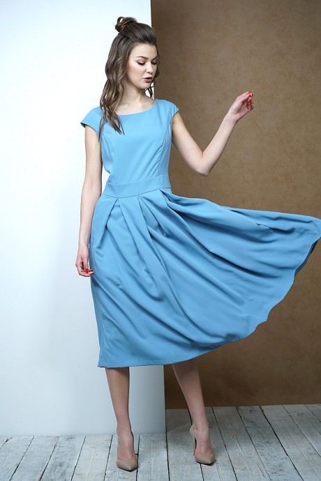 Платье Fantazia Mod 3452 голубой размер 42-48 #1