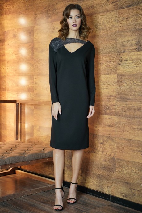 Вечернее платье Fantazia Mod 3842 чёрный размер 48-54 #1