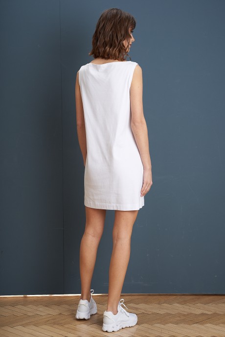 Платье Fantazia Mod 3946 чёрно-белый размер 46-52 #5