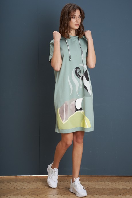 Платье Fantazia Mod 3966 мята размер 46-52 #1