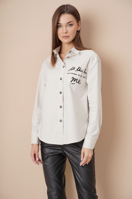 Рубашка Fantazia Mod 3977 бежевый размер 44-52 #1