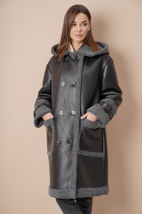 Пальто Fantazia Mod 4048 черная размер 48-54 #2