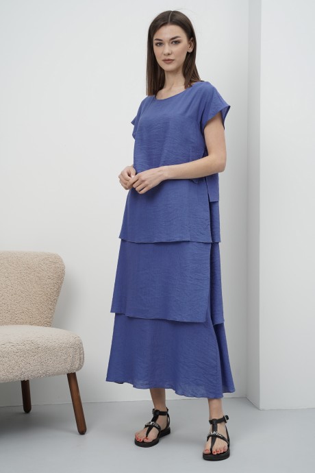 Платье Fantazia Mod 4253 синий размер 48-54 #1