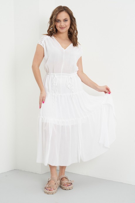 Платье Fantazia Mod 4216 белый размер 44-50 #1