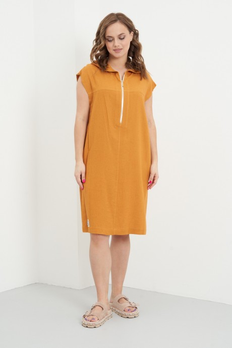 Платье Fantazia Mod 4284 оранжевый размер 46-54 #3