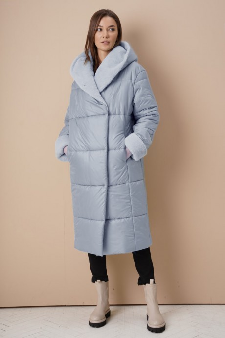 Пальто Fantazia Mod 4393 голубое размер 46-54 #1