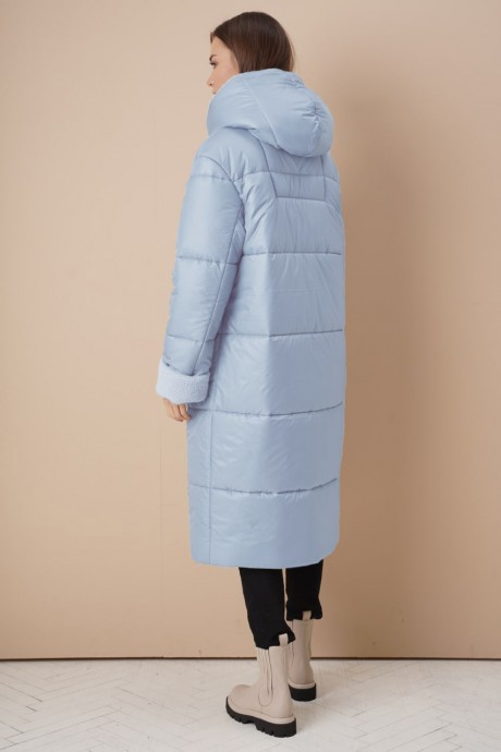 Пальто Fantazia Mod 4393 голубое размер 46-54 #2