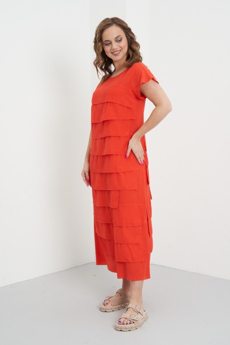 Платье Fantazia Mod 3425.1 апельсин размер 46-52 #2