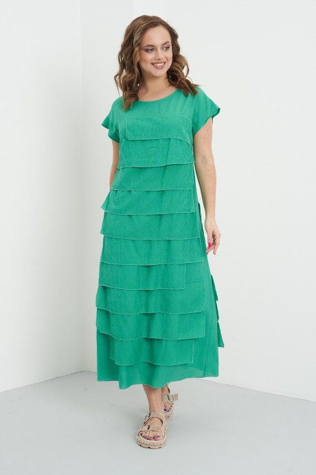 Платье Fantazia Mod 3425.1 зеленый размер 46-52 #1