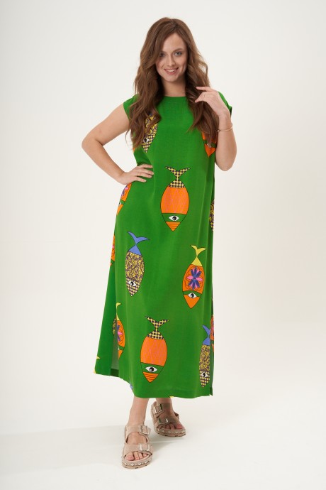 Платье Fantazia Mod 4472 зеленый размер 46-50 #1