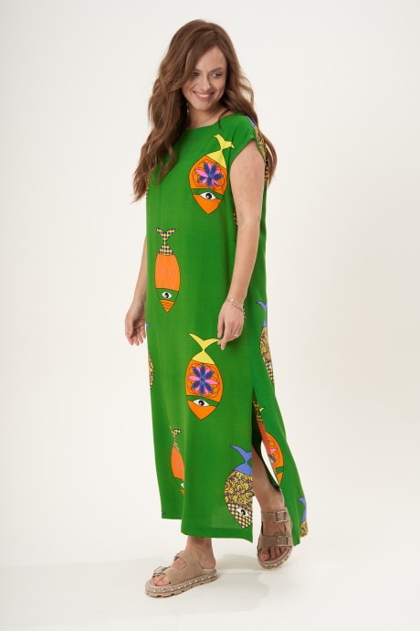 Платье Fantazia Mod 4472 зеленый размер 46-50 #2