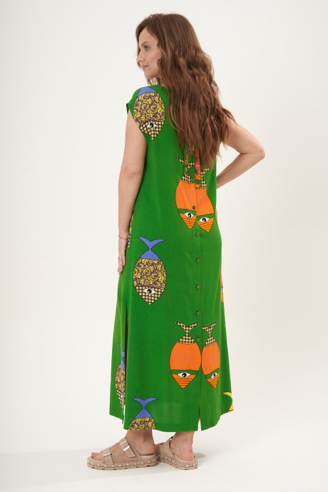 Платье Fantazia Mod 4472 зеленый размер 46-50 #4