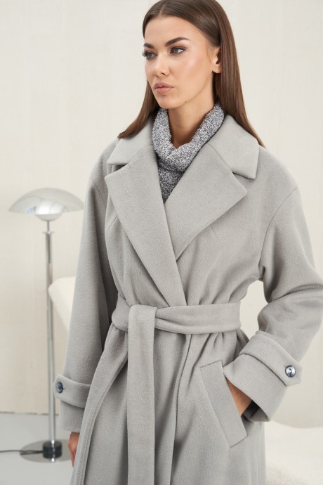 Пальто Fantazia Mod 4645 серый размер 46-52 #4