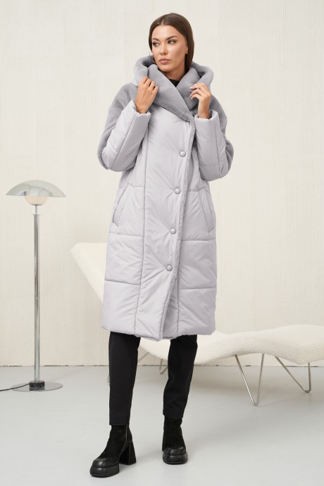 Пальто Fantazia Mod 4607 серый размер 46-52 #1