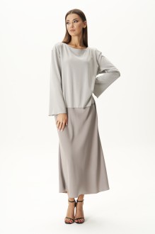 Платье Fantazia Mod 4654 светло-серый #1