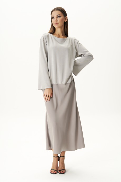 Платье Fantazia Mod 4654 светло-серый размер 46-52 #1