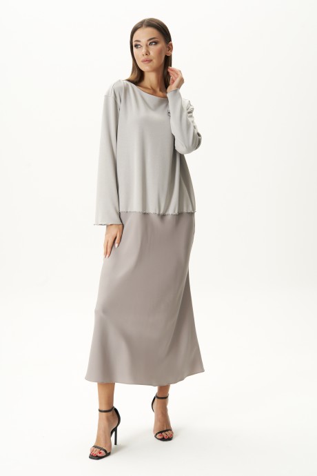 Платье Fantazia Mod 4654 светло-серый размер 46-52 #2