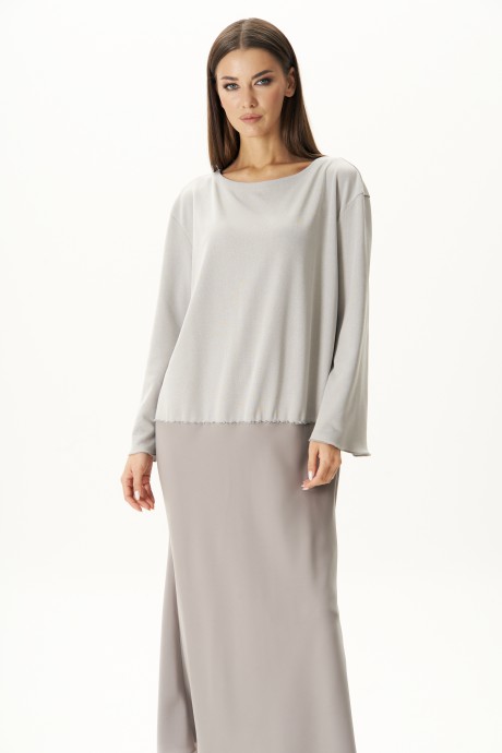 Платье Fantazia Mod 4654 светло-серый размер 46-52 #3