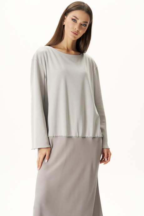 Платье Fantazia Mod 4654 светло-серый размер 46-52 #4