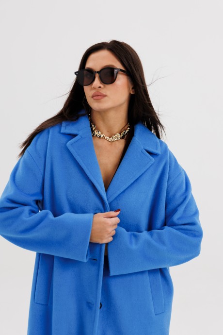 Пальто Fantazia Mod 4950 синий размер 44-52 #5