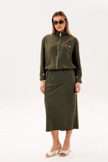 Юбочный костюм Fantazia Mod 5079 хаки