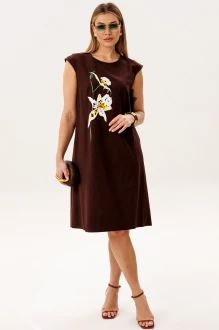 Платье Fantazia Mod 5196 шоколадное