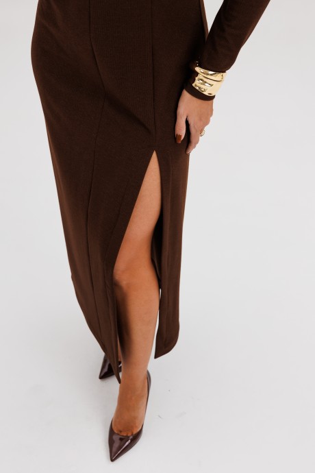 Платье Fantazia Mod 5292 шоколад размер 44-50 #5