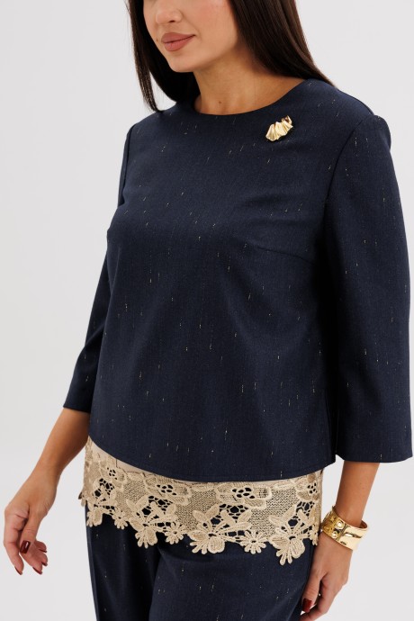 Костюм/комплект Fantazia Mod 5318 тройка синий размер 44-52 #5