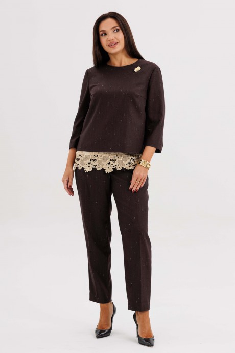 Костюм/комплект Fantazia Mod 5318 тройка шоколад размер 44-52 #1