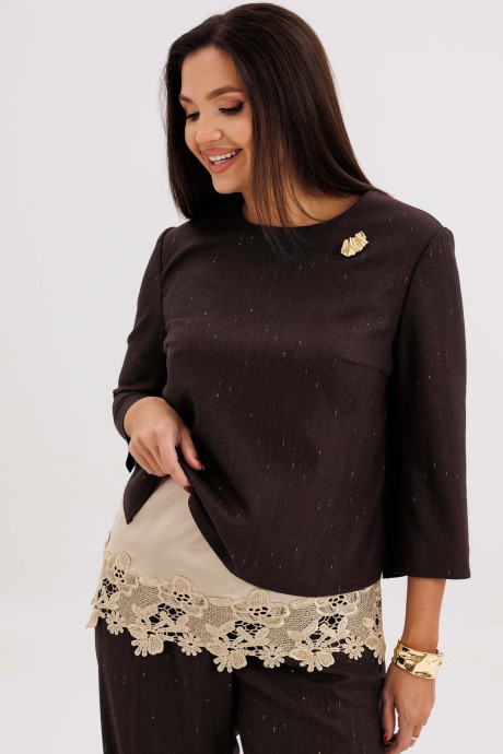 Костюм/комплект Fantazia Mod 5318 тройка шоколад размер 44-52 #4