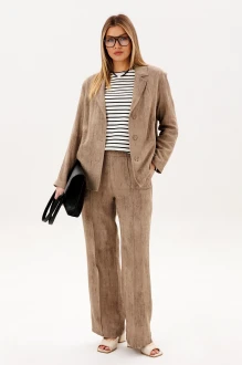 Брючный костюм Fantazia Mod 5316 тройка бежевый