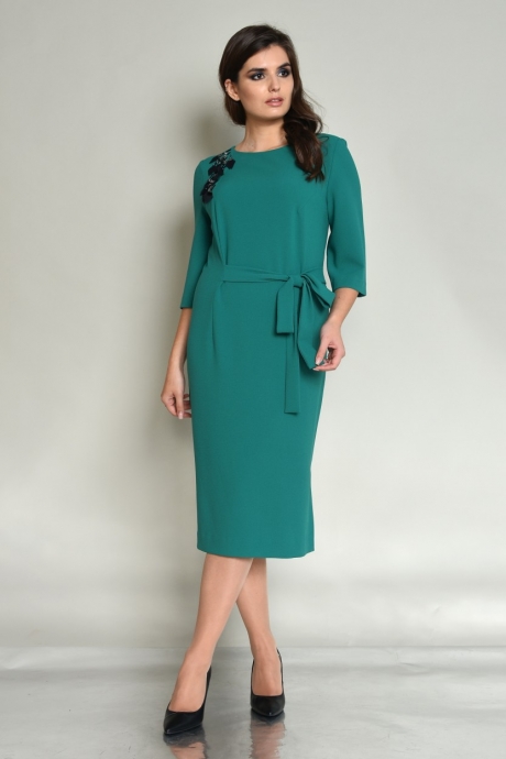 Вечернее платье Faufilure С670 зеленый размер 50-54 #3