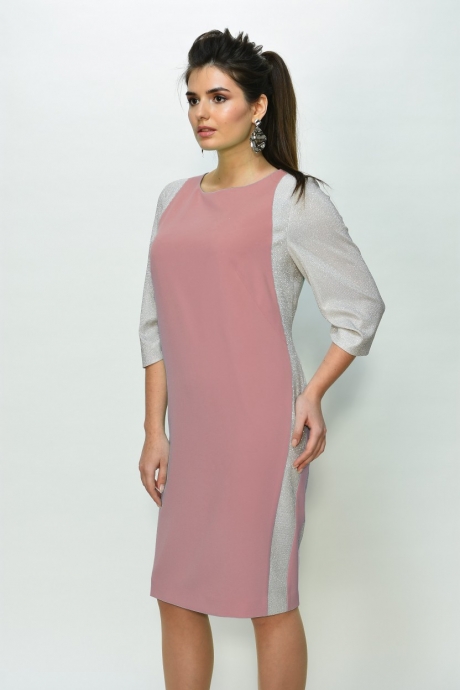 Платье Faufilure С834 т. розовый размер 52-58 #1