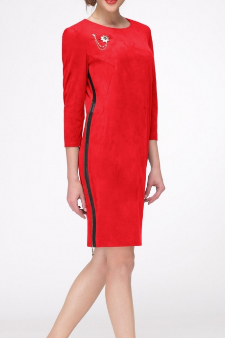 Платье Faufilure С425 красный размер 54 #1