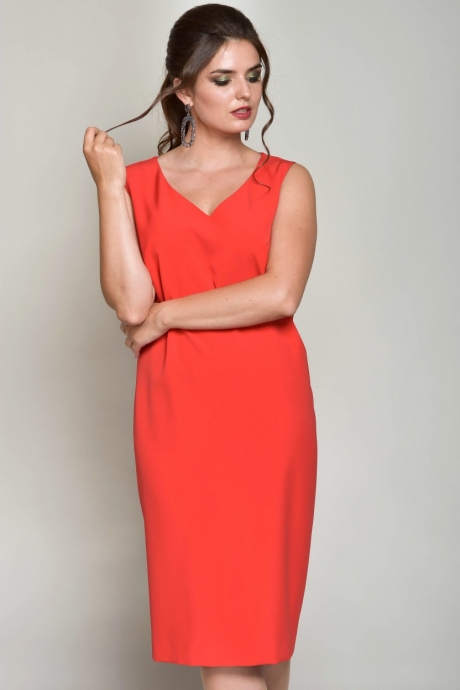 Вечернее платье Faufilure С746 красный размер 54-58 #3