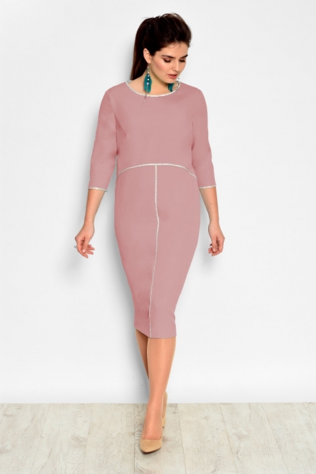 Платье Faufilure С836 розовый размер 50 #1