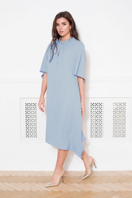 Платье Faufilure С1045 голубой размер 54-58 #1