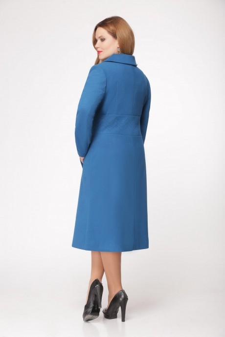 Пальто Надин-Н 1428 синий размер 50-54 #2