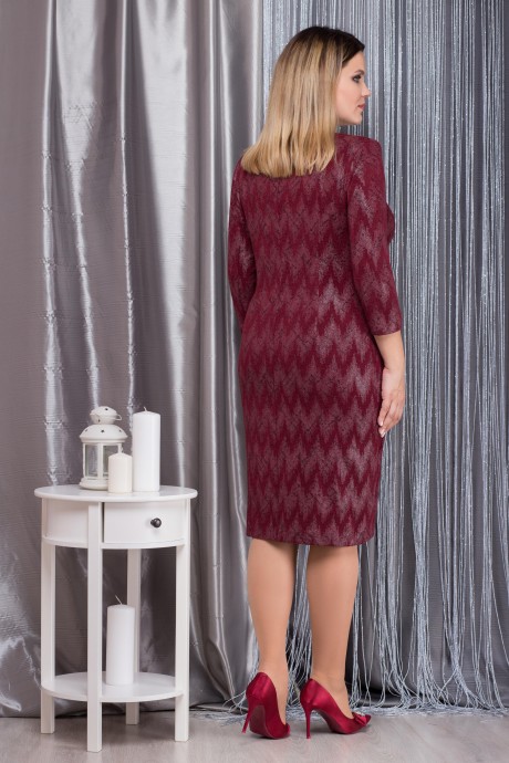 Вечернее платье Надин-Н 1574 бордовый размер 54-60 #2